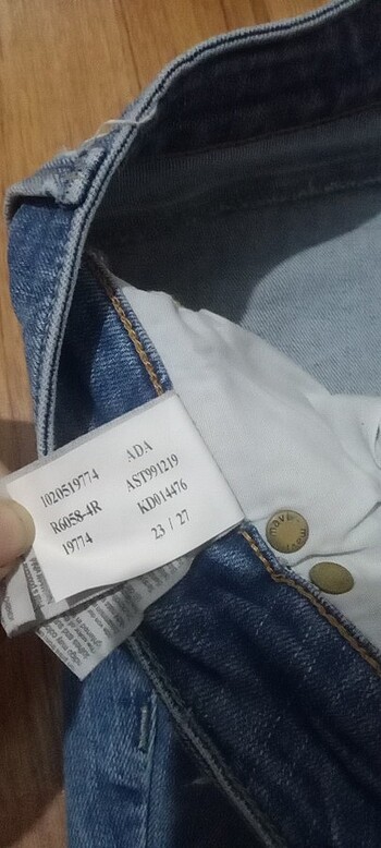 27 Beden Bayan kot pantolon