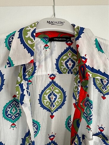 m Beden beyaz Renk Trendyolmilla gömlek/kimono