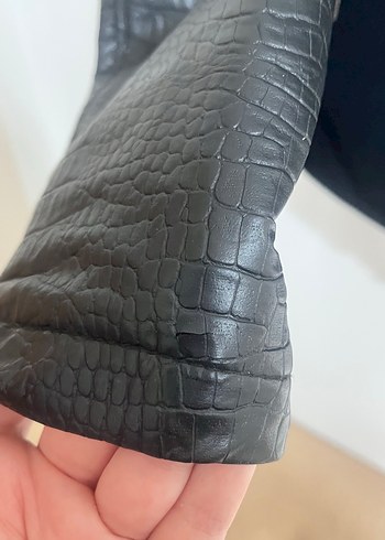 Burberry erkek deri ceket - Görsel 7