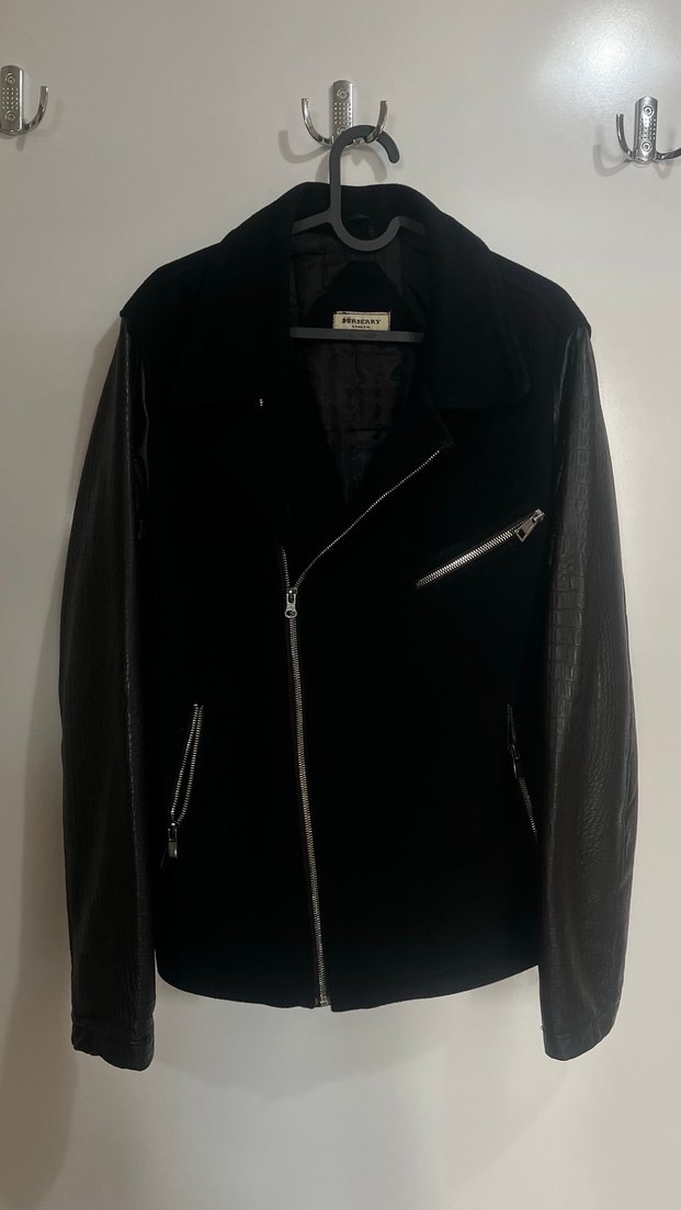 Burberry erkek deri ceket - Görsel 2