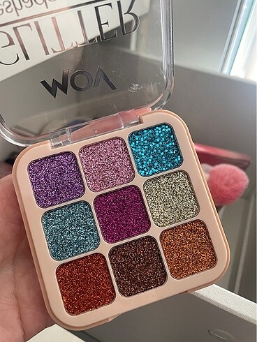 Mov Glitter Paleti
