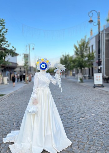 tesettür nikah elbisesi - Görsel 2