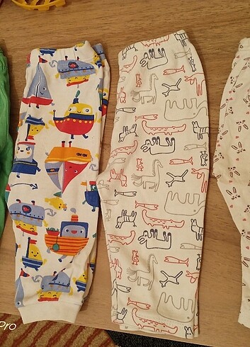 9-12 Ay Beden Erkek ve kız bebek pantolonlari