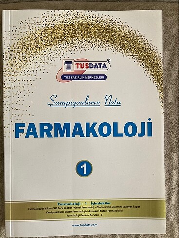 Tusdata farmakoloji şampiyonların notu 2 cilt
