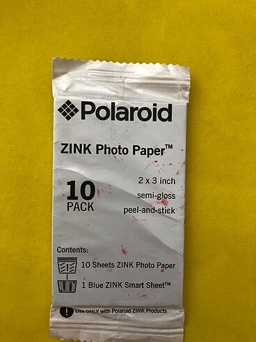 Polaroid ZINK photo paper