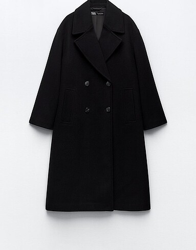 Zara Yumuşak dokulu oversize kaban