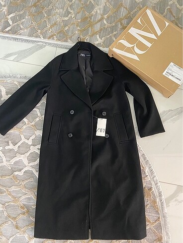 xs Beden Yumuşak dokulu oversize kaban