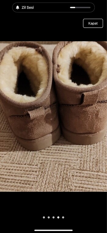 38 Beden kahverengi Renk Ugg bot nişantası shoes