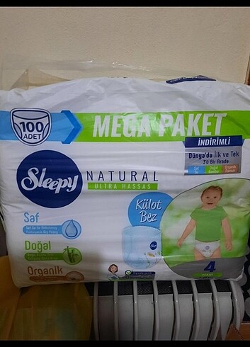 Sleepy 4 külot bez 100 adet