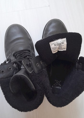 Siyah Kürklü Kinetix Kadın Bot - Görsel 9