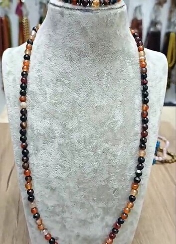 ORJİNAL AKİK SET TAKIM  - Görsel 2