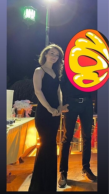 Diğer Siyah uzun elbise