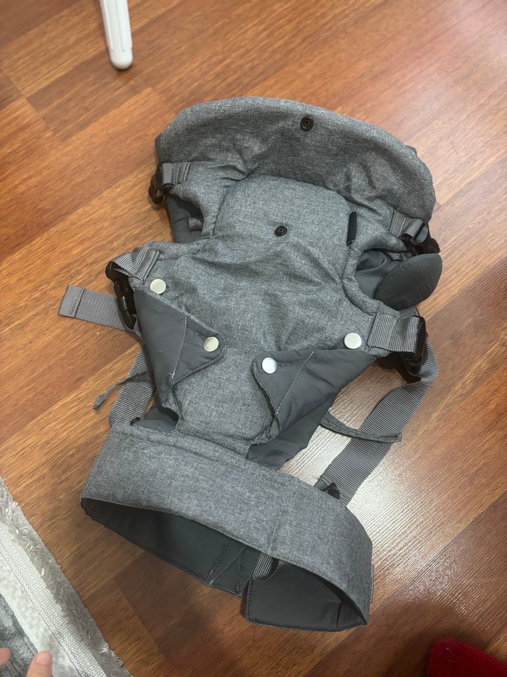 Wellgro Bebek Kanguru Gri Bebek Taşıyıcı - Görsel 2