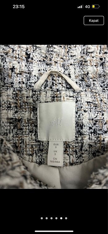 s Beden H&M ceket