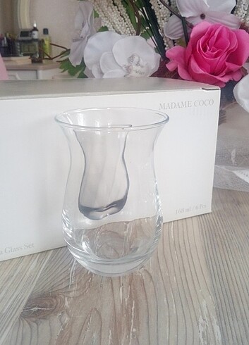 Madame Coco 6'lı çay bardağı