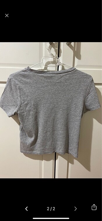 H&M GRİ BLUZ