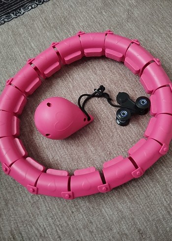 Yılan Desenli Pembe Pilates Halkası