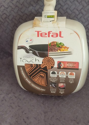 Tefal Comfort Touch Kare Tava Kahverengi - Görsel 3