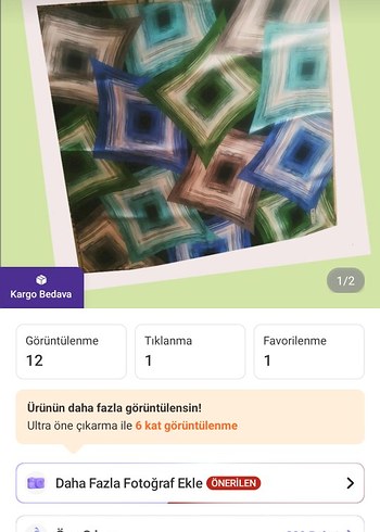Soyut Desenli Sanat Kitabı