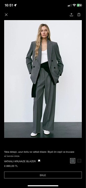 Zara zara blazer ceket