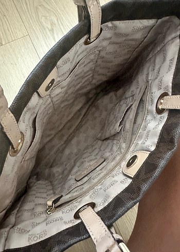 Beden Michael Kors Kahverengi Deri Omuz Çantası