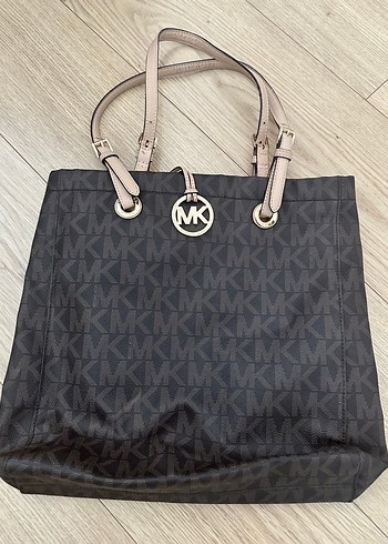 Michael Kors Kahverengi Deri Omuz Çantası