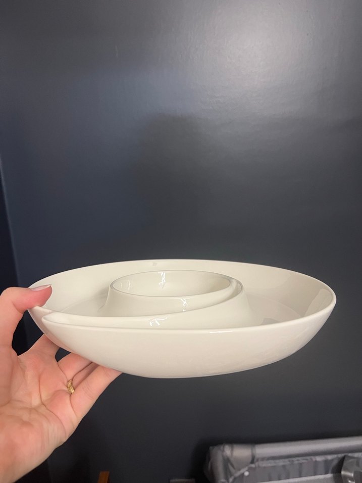 Karaca Beyaz Bölmeli Servis Tabağı - Görsel 4