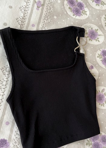 xs Beden siyah Renk Gri Düz Kesim Kolsuz Body