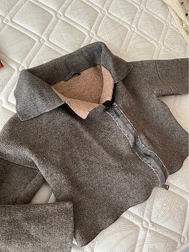 Crop ceket