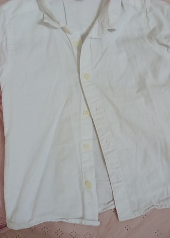 Düğmeli Pembe Keten Kadın Gömlek - Görsel 2