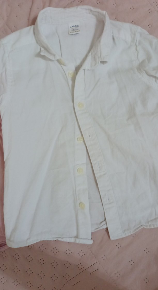 Düğmeli Pembe Keten Kadın Gömlek - Görsel 2