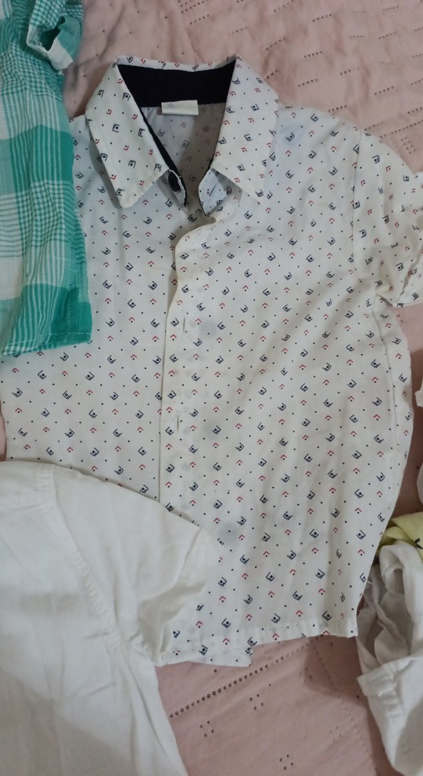Beyaz Kısa Kollu Pamuklu Erkek Gömlek - Görsel 4