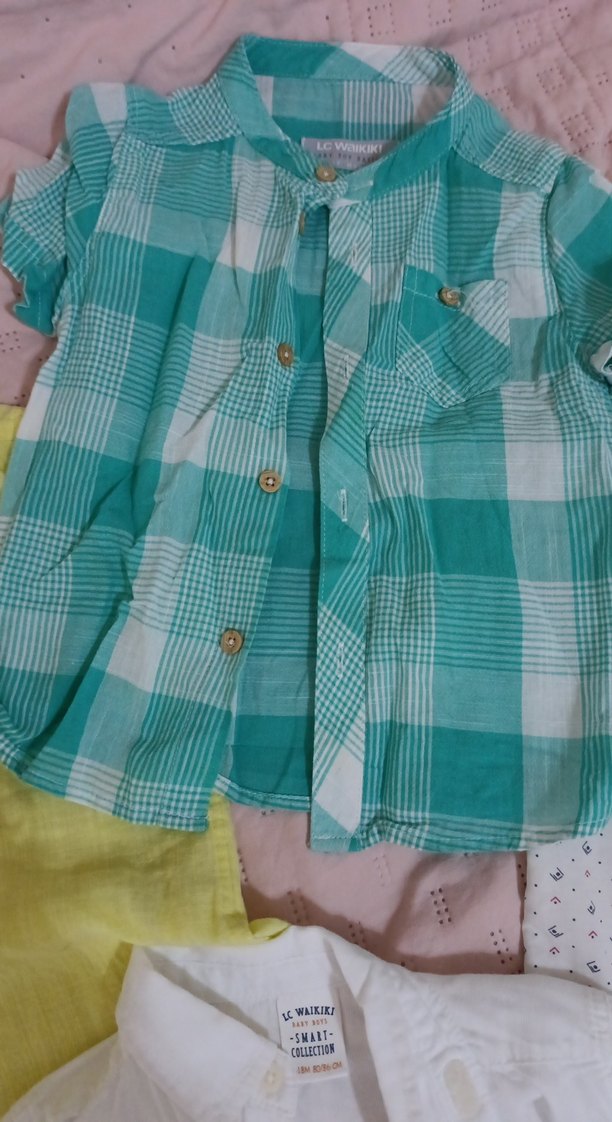 Beyaz Kısa Kollu Pamuklu Erkek Gömlek - Görsel 3