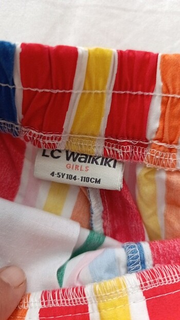 Kız çocuk kumaş short - Görsel 7