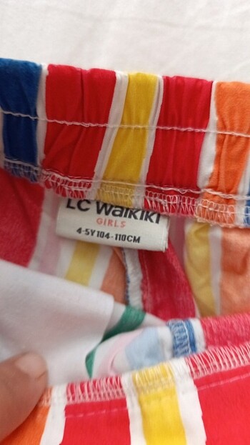 Kız çocuk kumaş short - Görsel 8