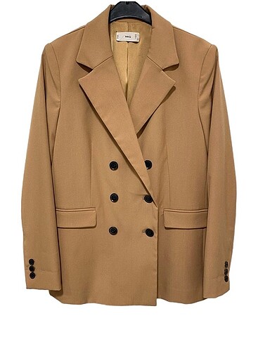 Mango Camel Kruvaze Blazer