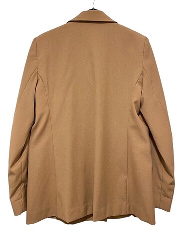l Beden camel Renk Mango Camel Kruvaze Blazer
