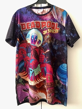 Primark X Marvel Deadpool Tişört Primark T-Shirt %20 İndirimli - Gardrops