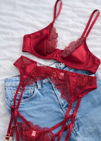 İthal Dantel Detaylı Takım - Görsel 2