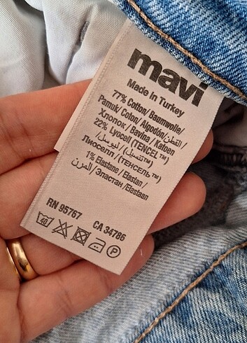 Mavi mom jean - Görsel 5