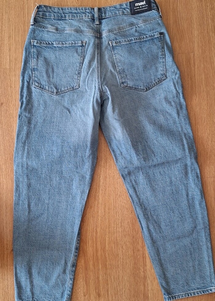 Mavi mom jean - Görsel 4
