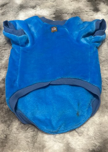 Mavi Kürklü Sokak Stili Köpek Kıyafeti - Görsel 2