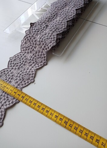 Beden 9 cm eninde Nakışlı Pamuk Saten