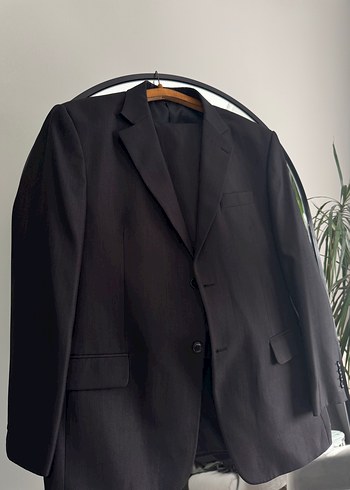Diğer Sik Siyah Tek Dugmeli Blazer Ceket