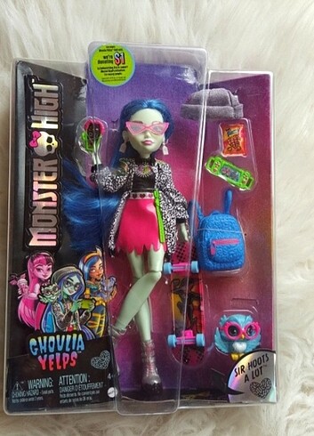  Beden Monster High Ghoulia Yelps Doll, Monster High G3 2022