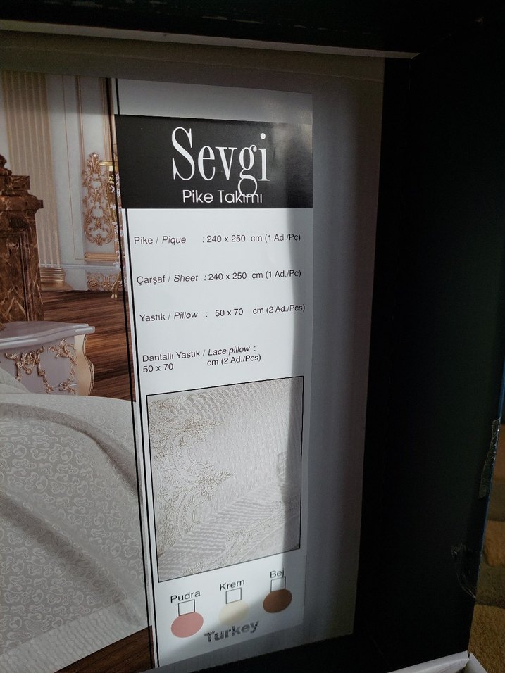 Nakış Detaylı Pike Takımı - Görsel 5