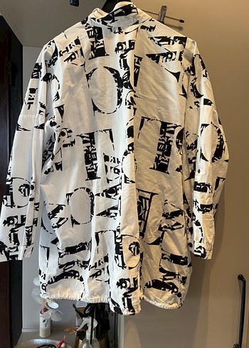 Baskılı Uzun Kollu Kadın Ceket - Görsel 4