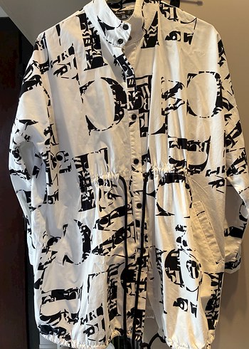 Baskılı Uzun Kollu Kadın Ceket - Görsel 2