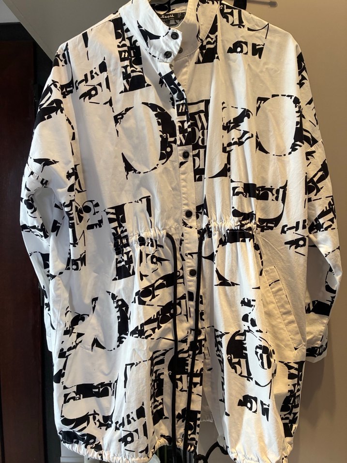 Baskılı Uzun Kollu Kadın Ceket - Görsel 2