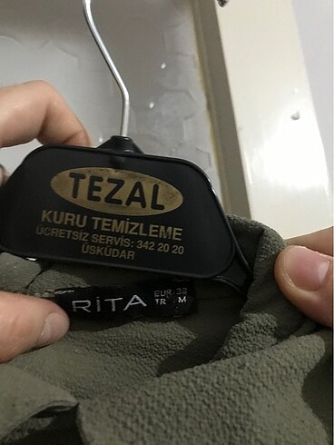 m Beden haki yesil gömlek tunik